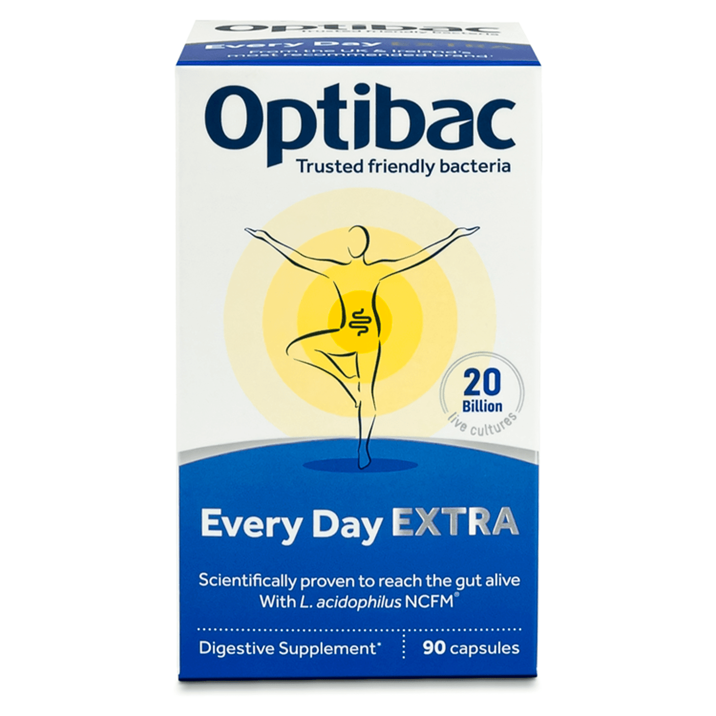 Optibac Every Day Extra Digestive Supplement 90 Capsules - UK Food & Drink - 5060086610512