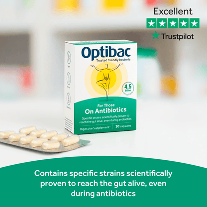 Optibac For Those On Antibiotics 10 Capsules - UK Food & Drink - 5060086610062