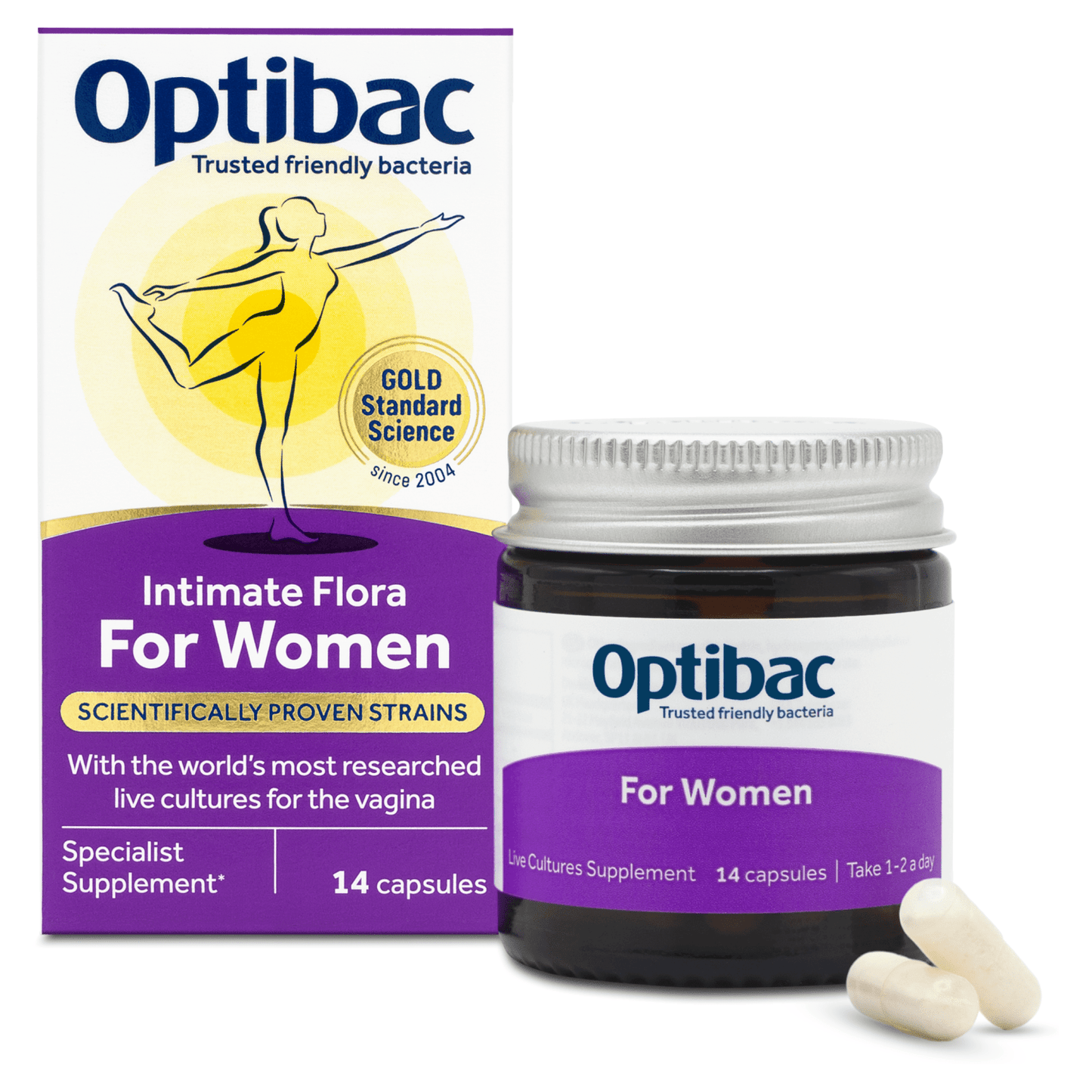 Optibac Intimate Flora for Women 14 Capsules - UK Food & Drink - 5060086610604