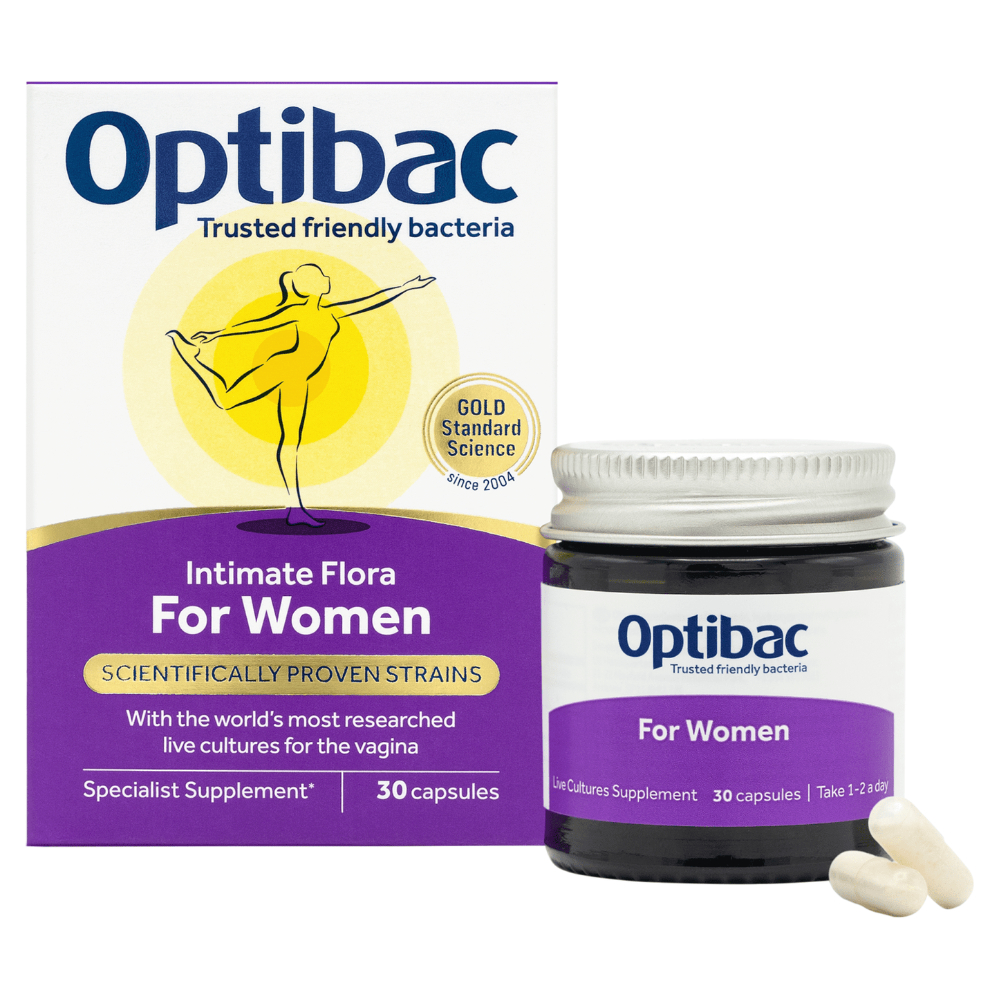 Optibac Intimate Flora for Women 30 Capsules - UK Food & Drink - 5060086610635