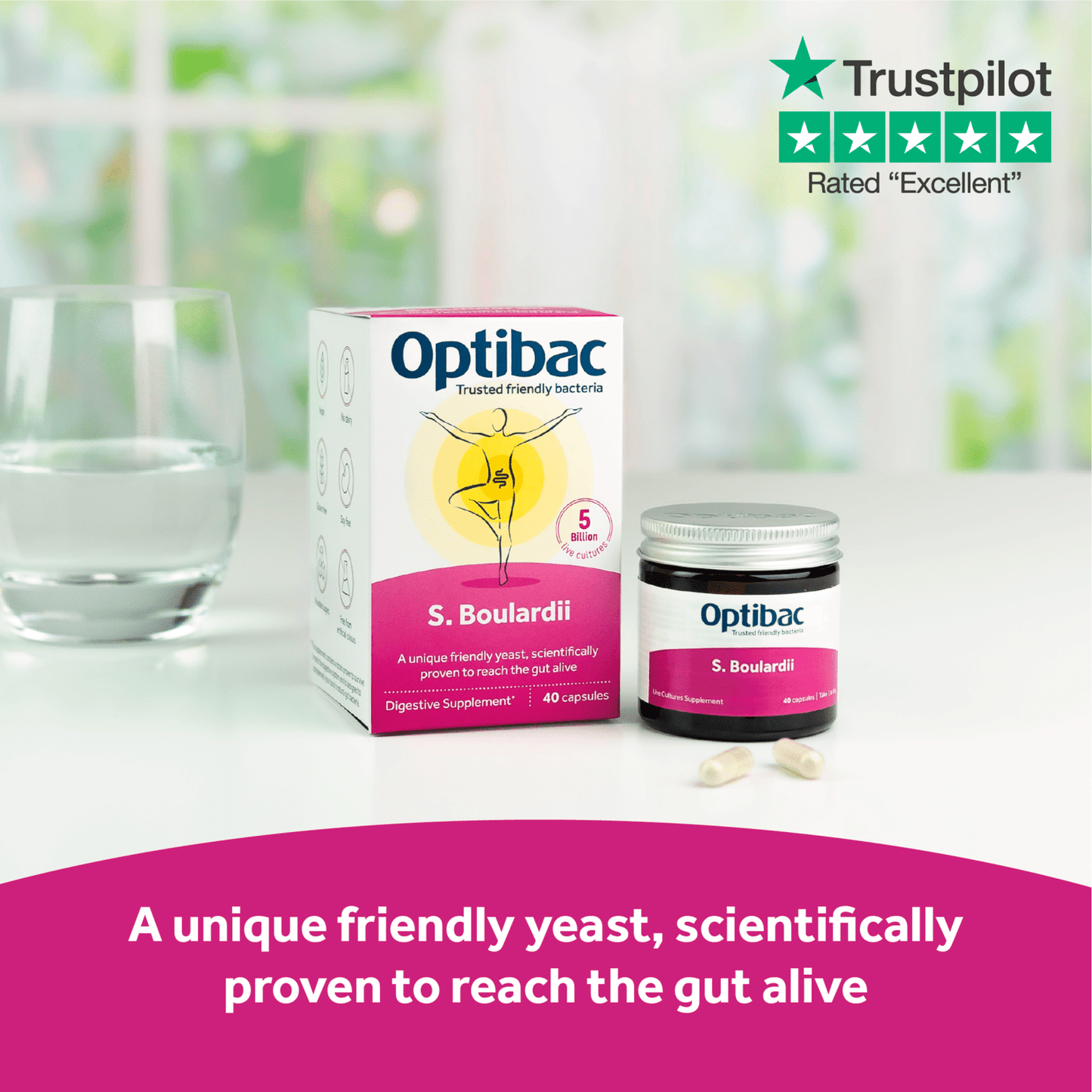 Optibac S. Boulardii 16 Capsules - UK Food & Drink - 5060086610116