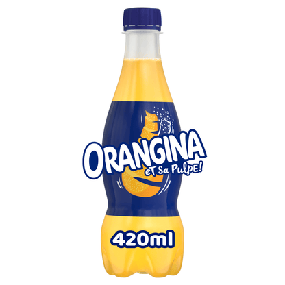 Orangina Sparkling Orange Soft Drink 420ml - UK Food & Drink - 5054267003644