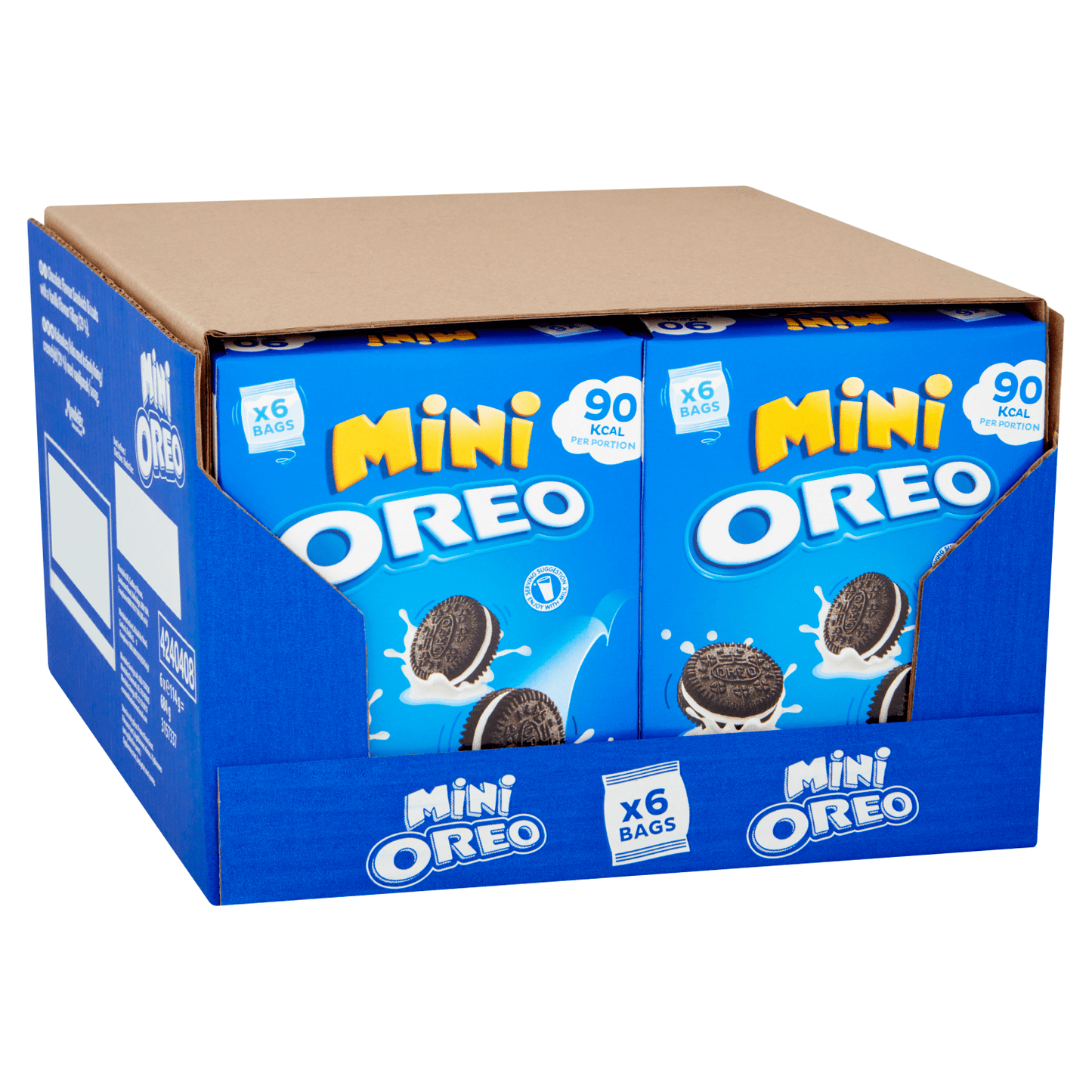 OREO Mini Vanilla Sandwich Biscuits 6 Snack Packs 114g - UK Food & Drink - 7622201802028