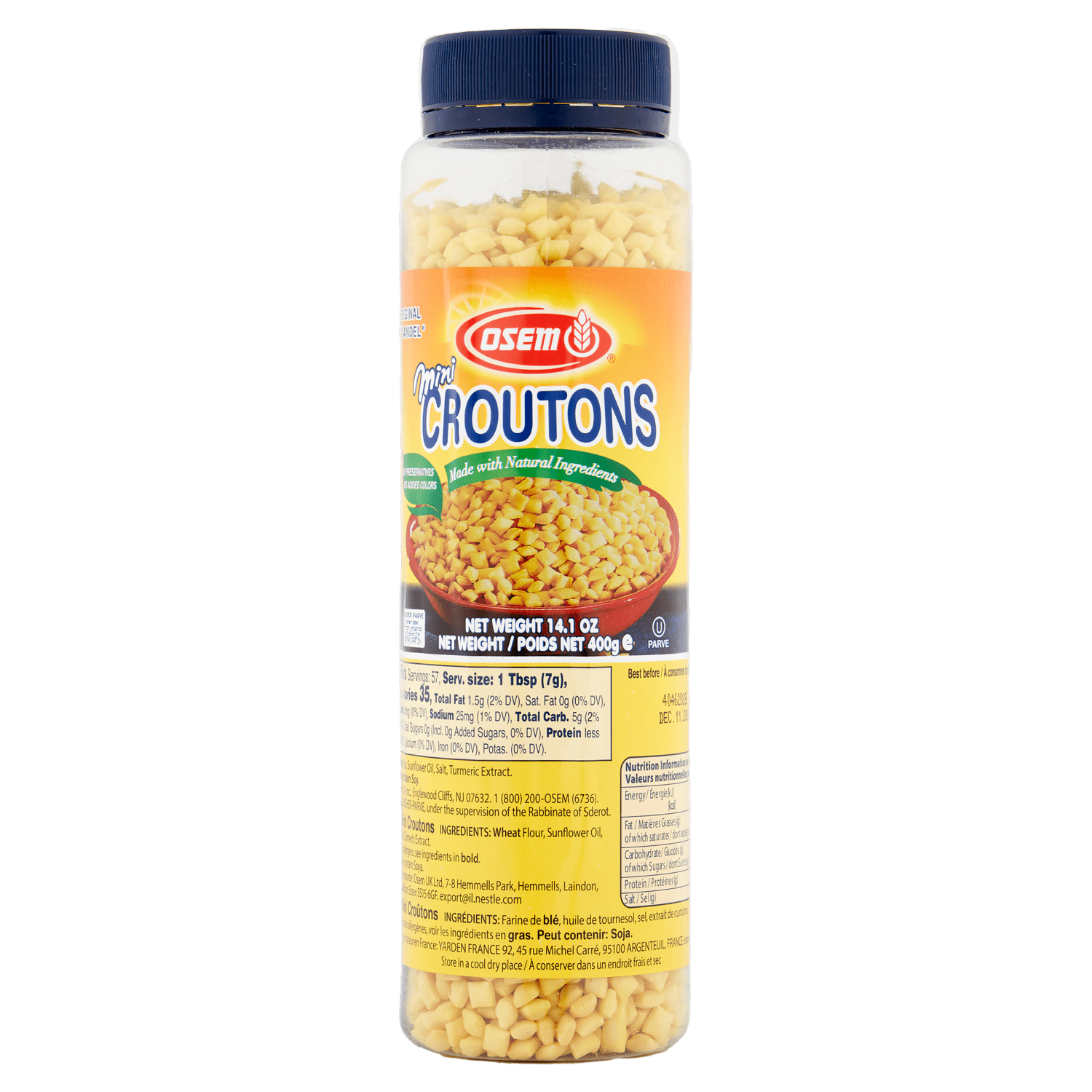 Osem Mini Croutons 400g - UK Food & Drink - 77544297807