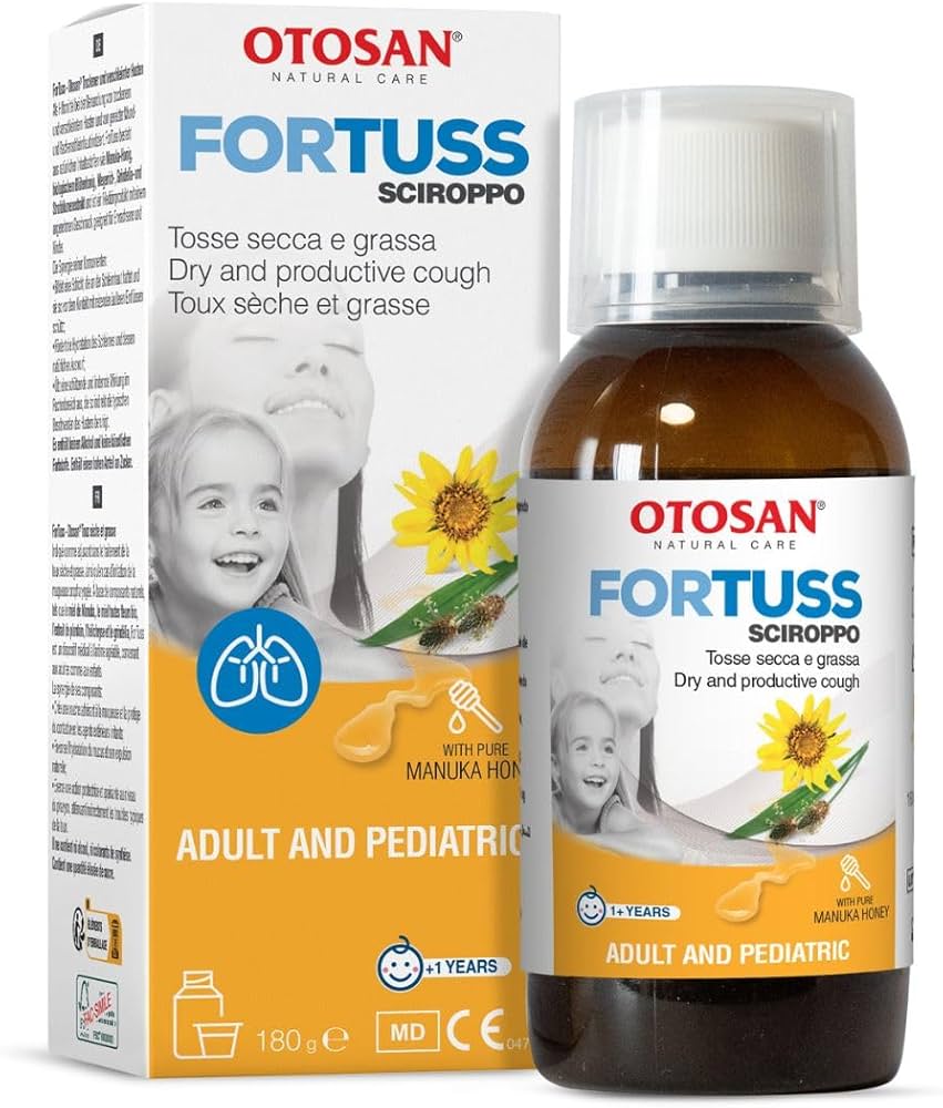 Otosan Fortuss Cough Syrup - UK Food & Drink - 8016887000226