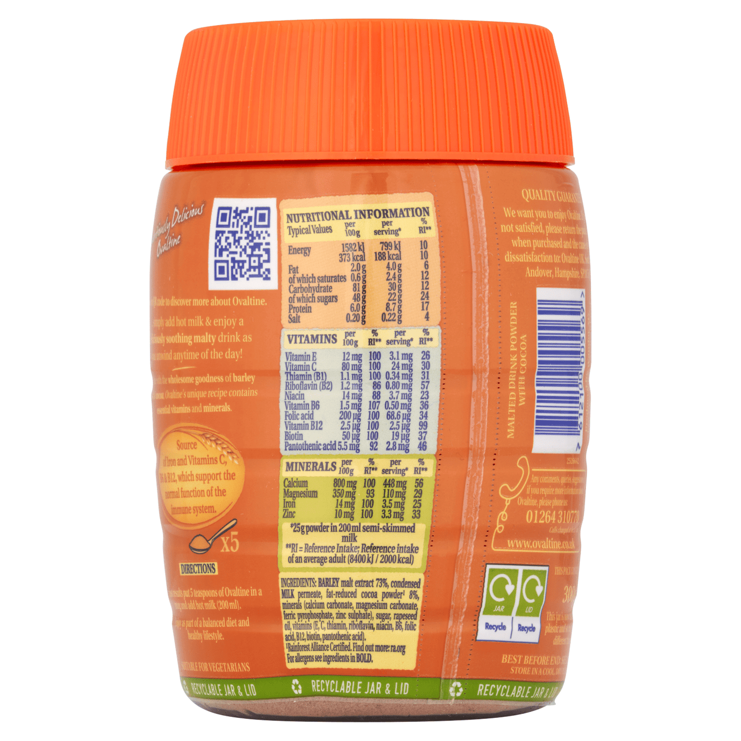 Ovaltine Original 300g - UK Food & Drink - 7612100005569