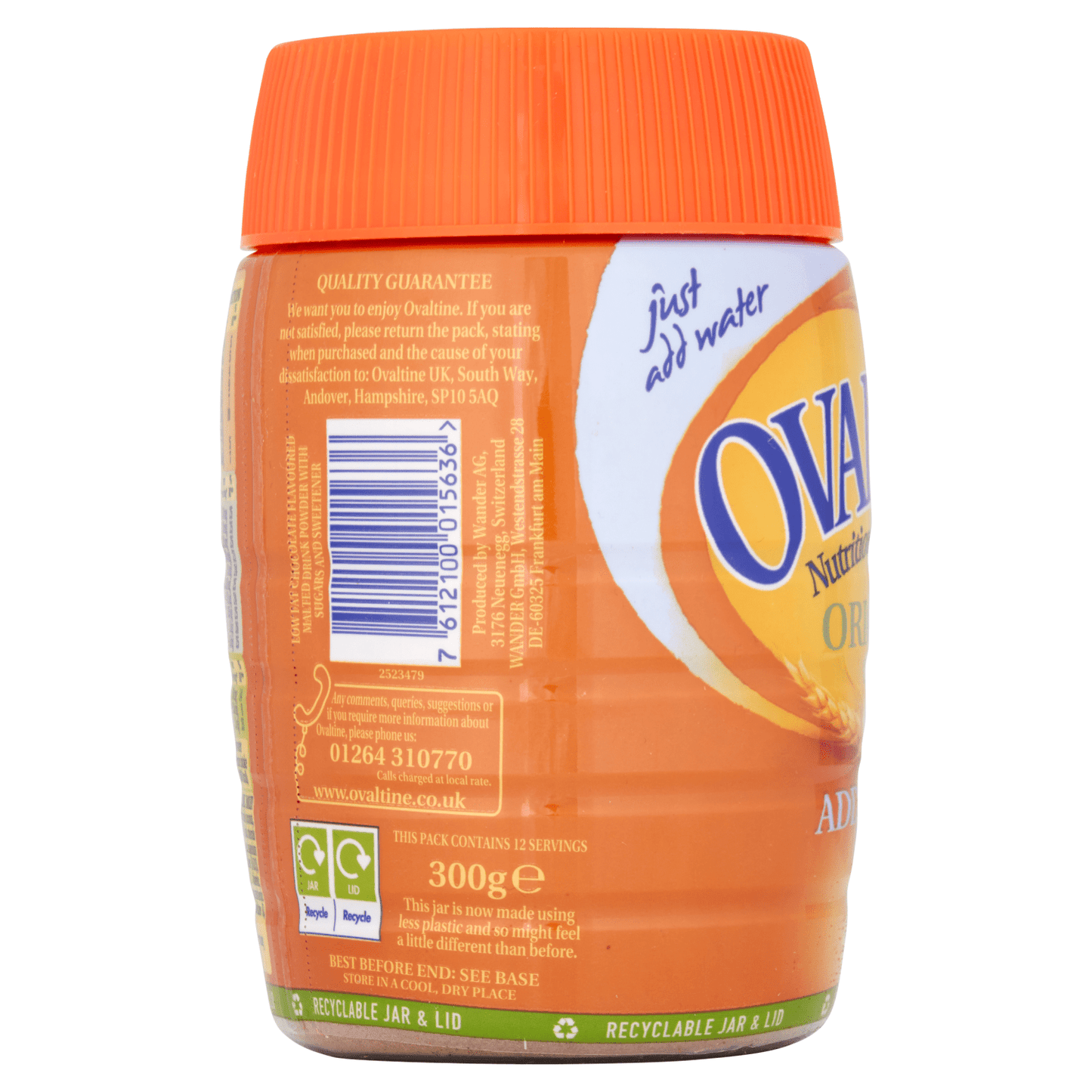 Ovaltine Original Light 300g - UK Food & Drink - 7612100015636
