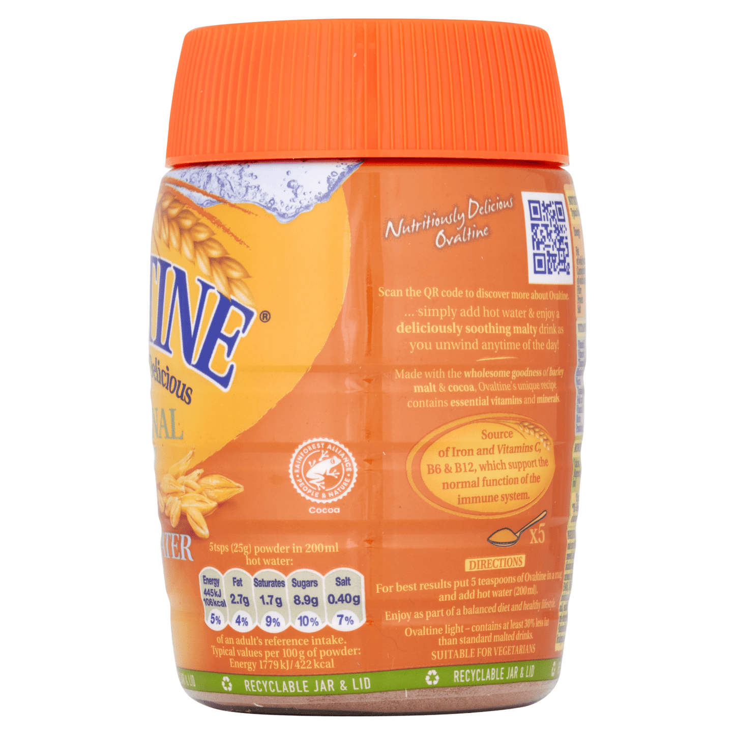 Ovaltine Original Light 300g - UK Food & Drink - 7612100015636