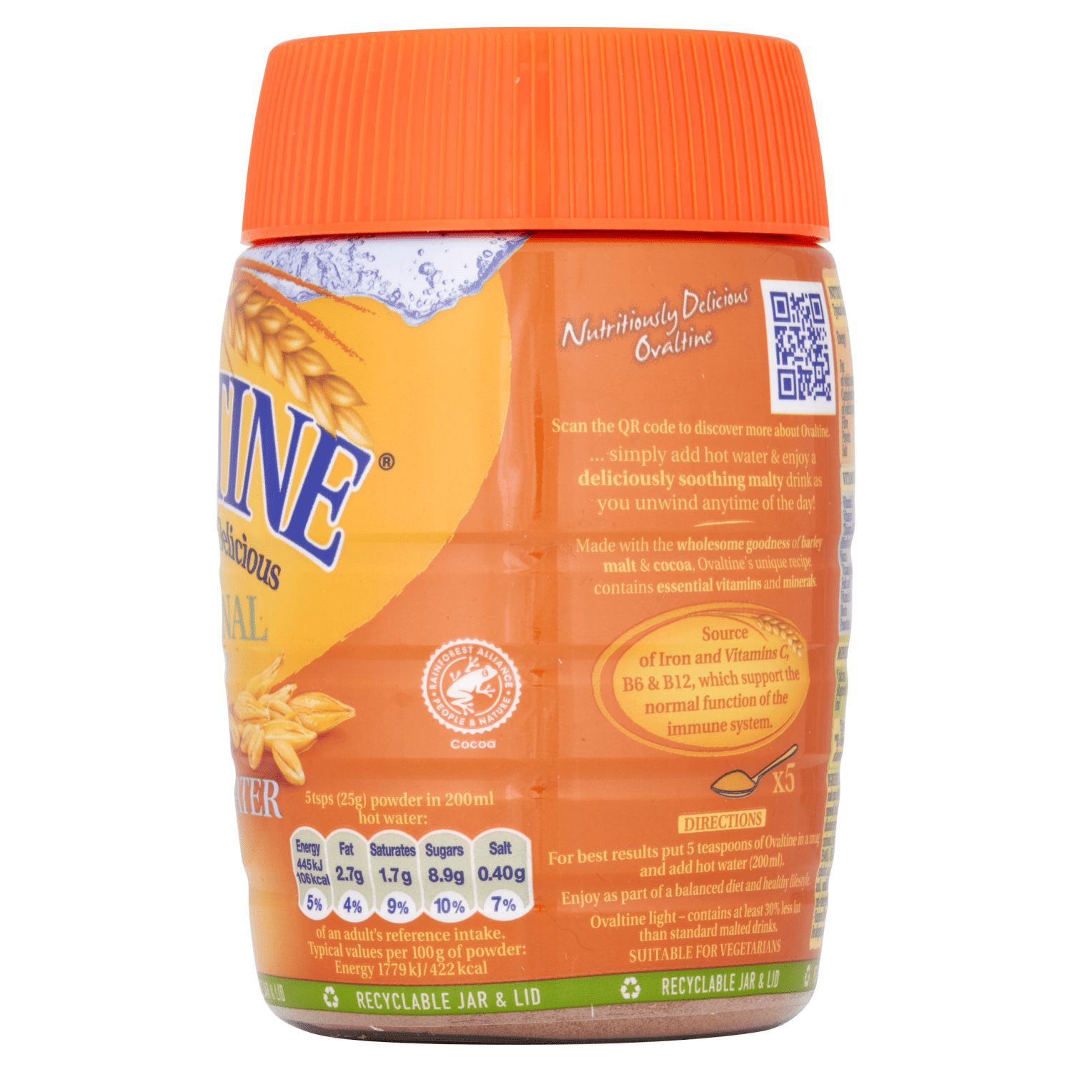 Ovaltine Original Light 300g - UK Food & Drink - 7612100015636