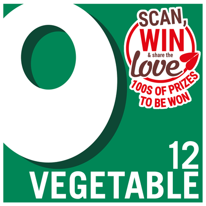 OXO 12 Vegetable Stock Cubes 71g - UK Food & Drink - 5000175411217