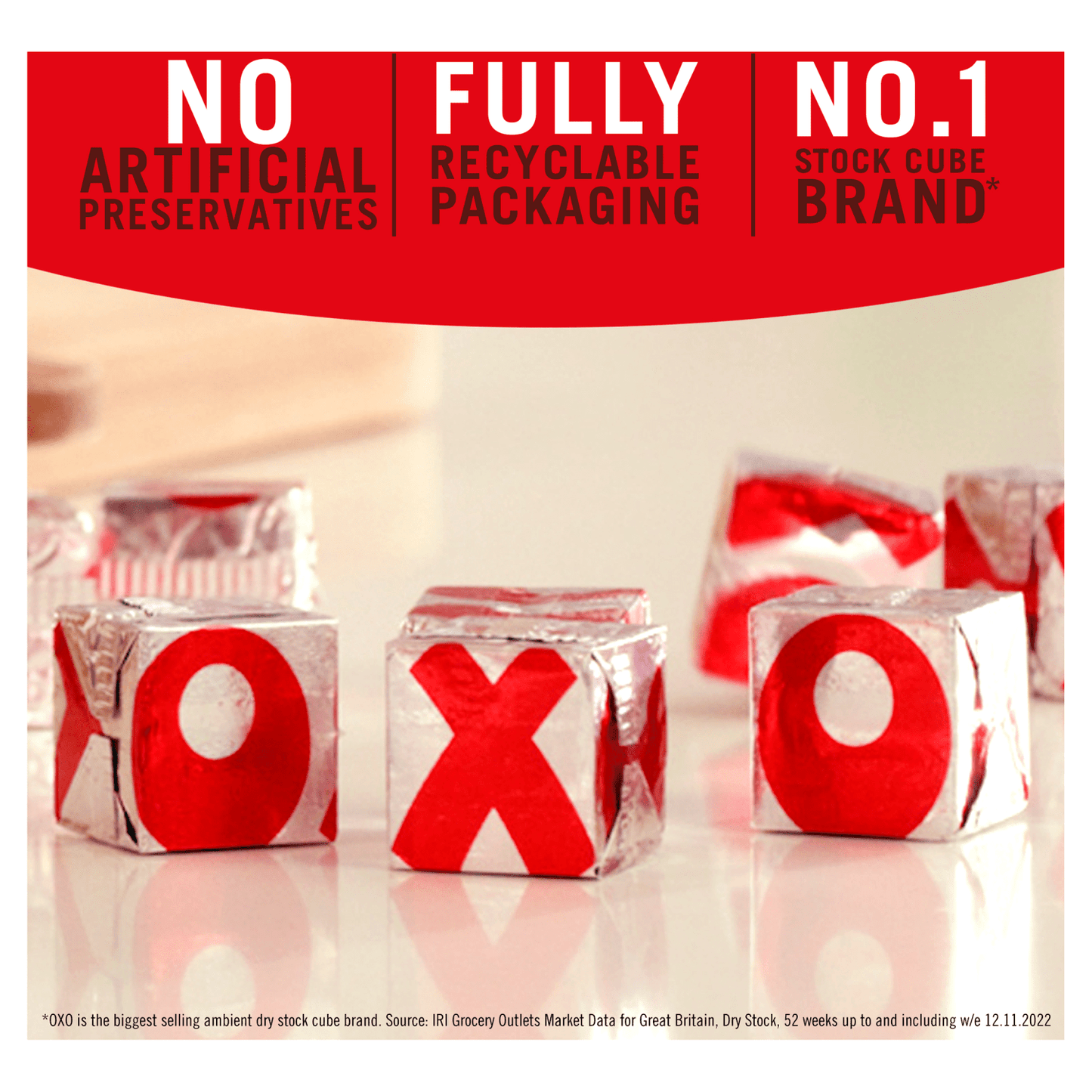 OXO Beef Stock Cubes 12 - UK Food & Drink - 5000175411187