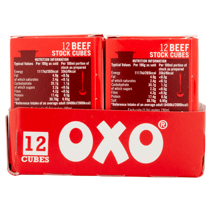 OXO Beef Stock Cubes 12 - UK Food & Drink - 5000175411187