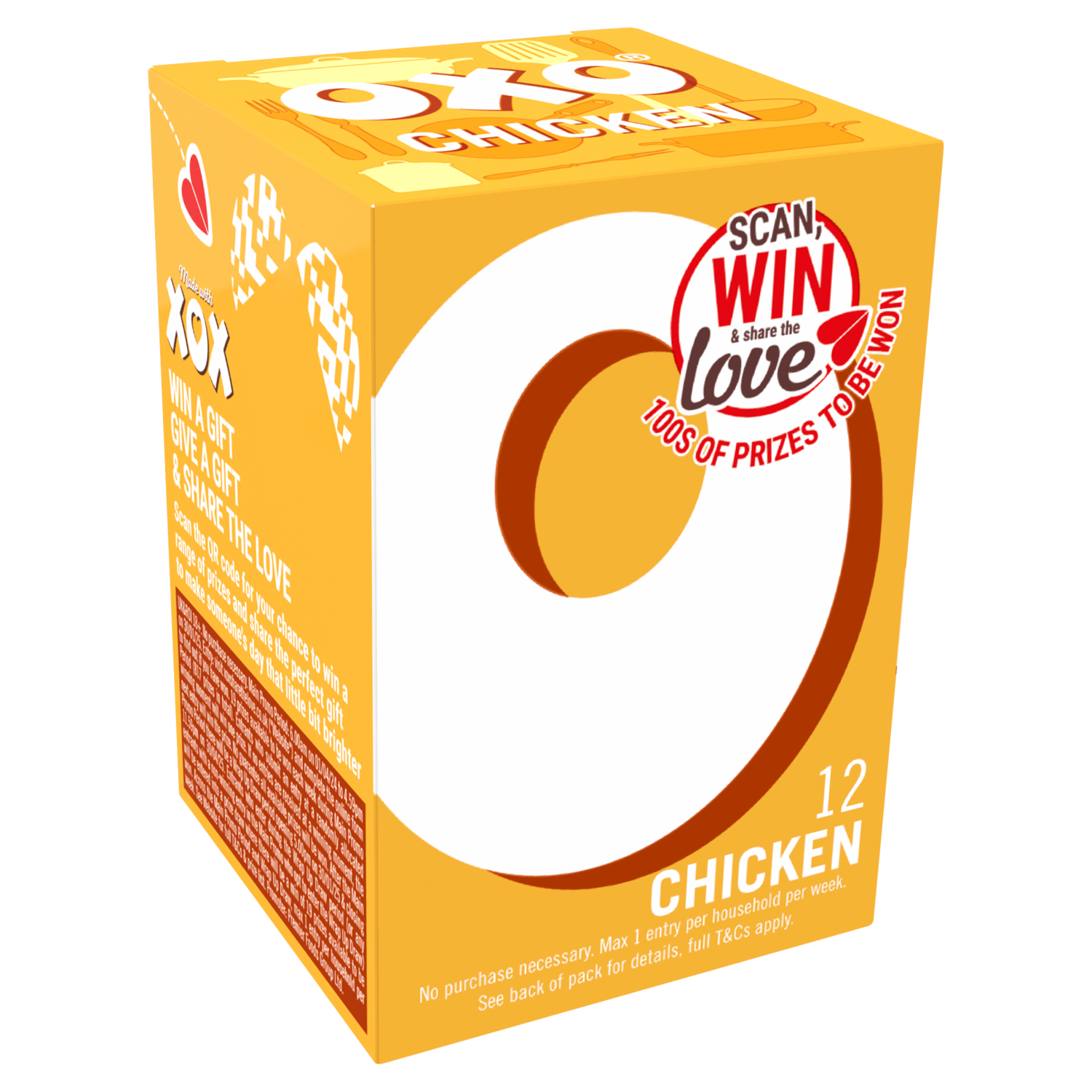 OXO Chicken Stock Cubes 12 - UK Food & Drink - 5000175411118