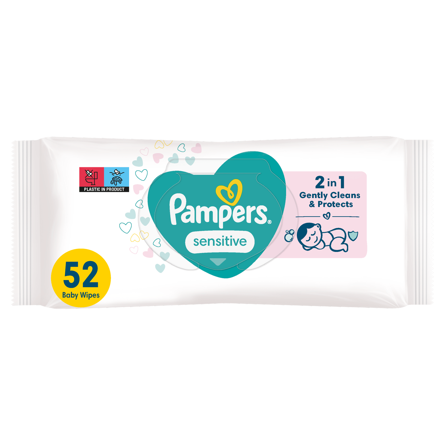 Pampers 50 Sensitive Baby Wipes - UK Food & Drink - 8001841041391