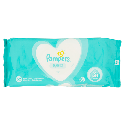 Pampers 50 Sensitive Baby Wipes - UK Food & Drink - 8001841041391