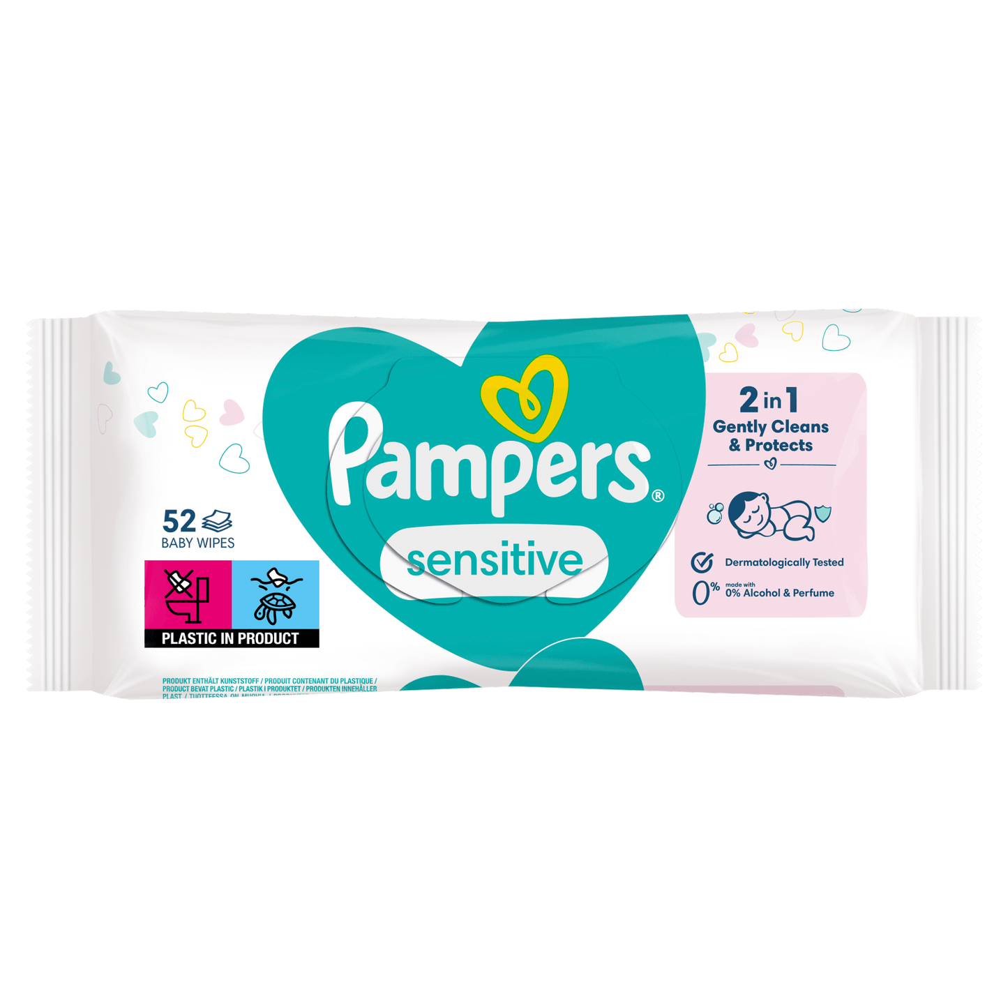 Pampers 50 Sensitive Baby Wipes - UK Food & Drink - 8001841041391