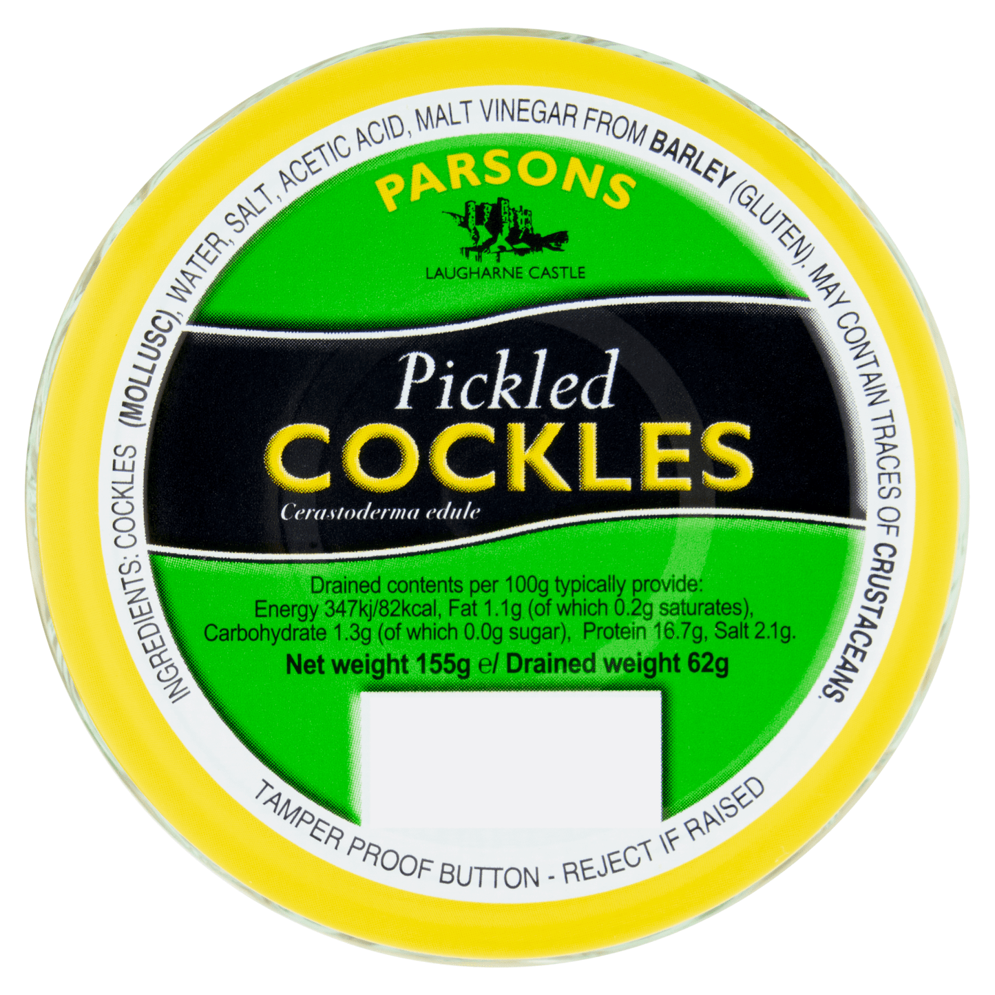Parsons Pickled Mussels 155g - UK Food & Drink - 50988242
