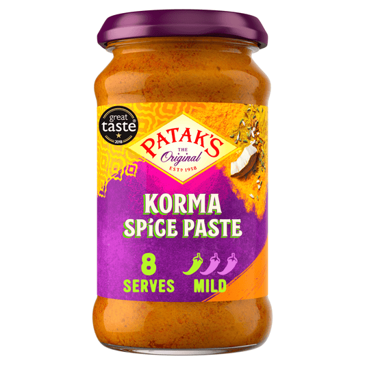 Patak's Korma Spice Paste 290g - UK Food & Drink - 5011308000314