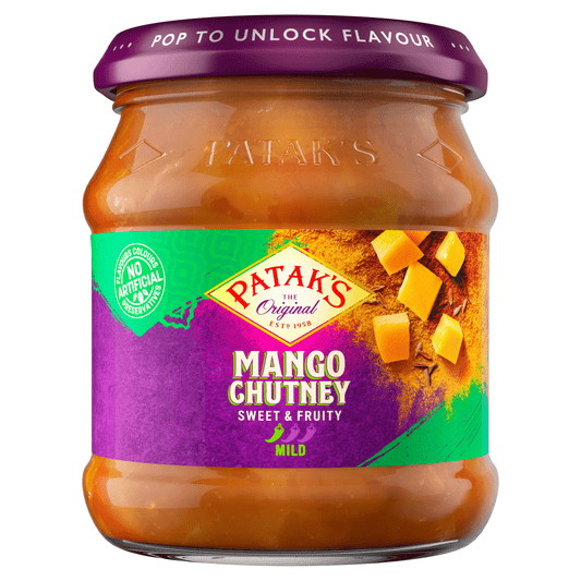 Patak's Mango Chutney 340g - UK Food & Drink - 5011308000703