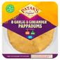 Patak's The Original 8 Garlic & Coriander Pappadums 80g - UK Food & Drink - 5011308199247
