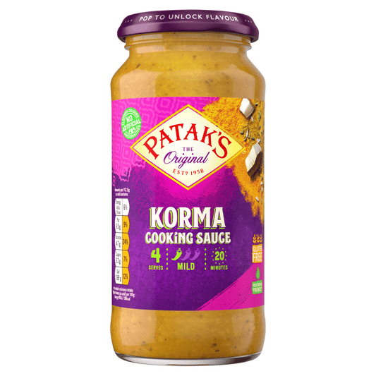 Patak's The Original Korma Cooking Sauce 450g - UK Food & Drink - 5011308505024