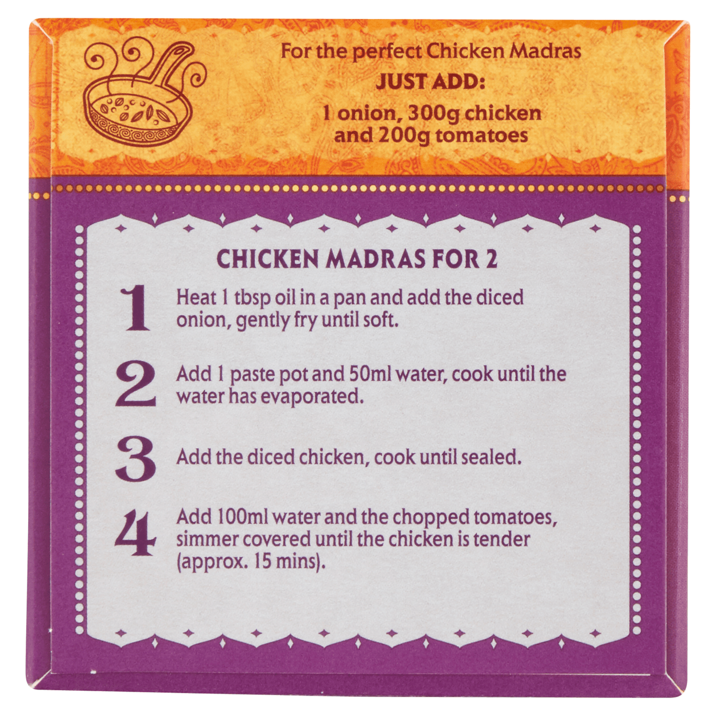 Patak's The Original Madras Paste Pots 2 x 70g - UK Food & Drink - 5011308900942