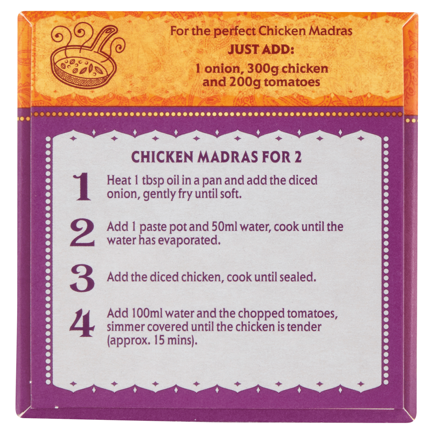 Patak's The Original Madras Paste Pots 2 x 70g - UK Food & Drink - 5011308900942