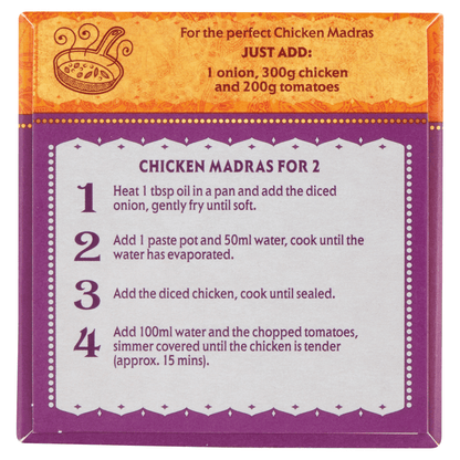 Patak's The Original Madras Paste Pots 2 x 70g - UK Food & Drink - 5011308900942