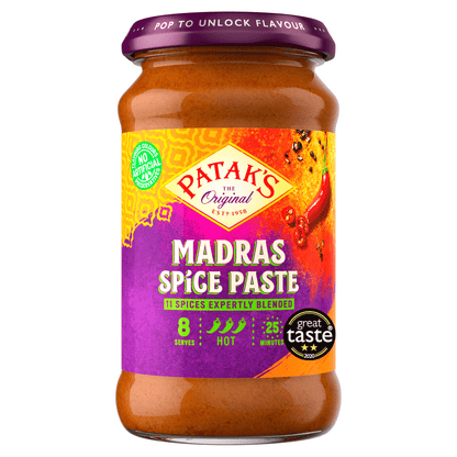 Patak's The Original Madras Spice Paste 283g - UK Food & Drink - 5011308002400