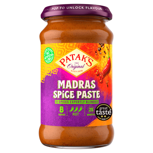 Patak's The Original Madras Spice Paste 283g - UK Food & Drink - 5011308002400