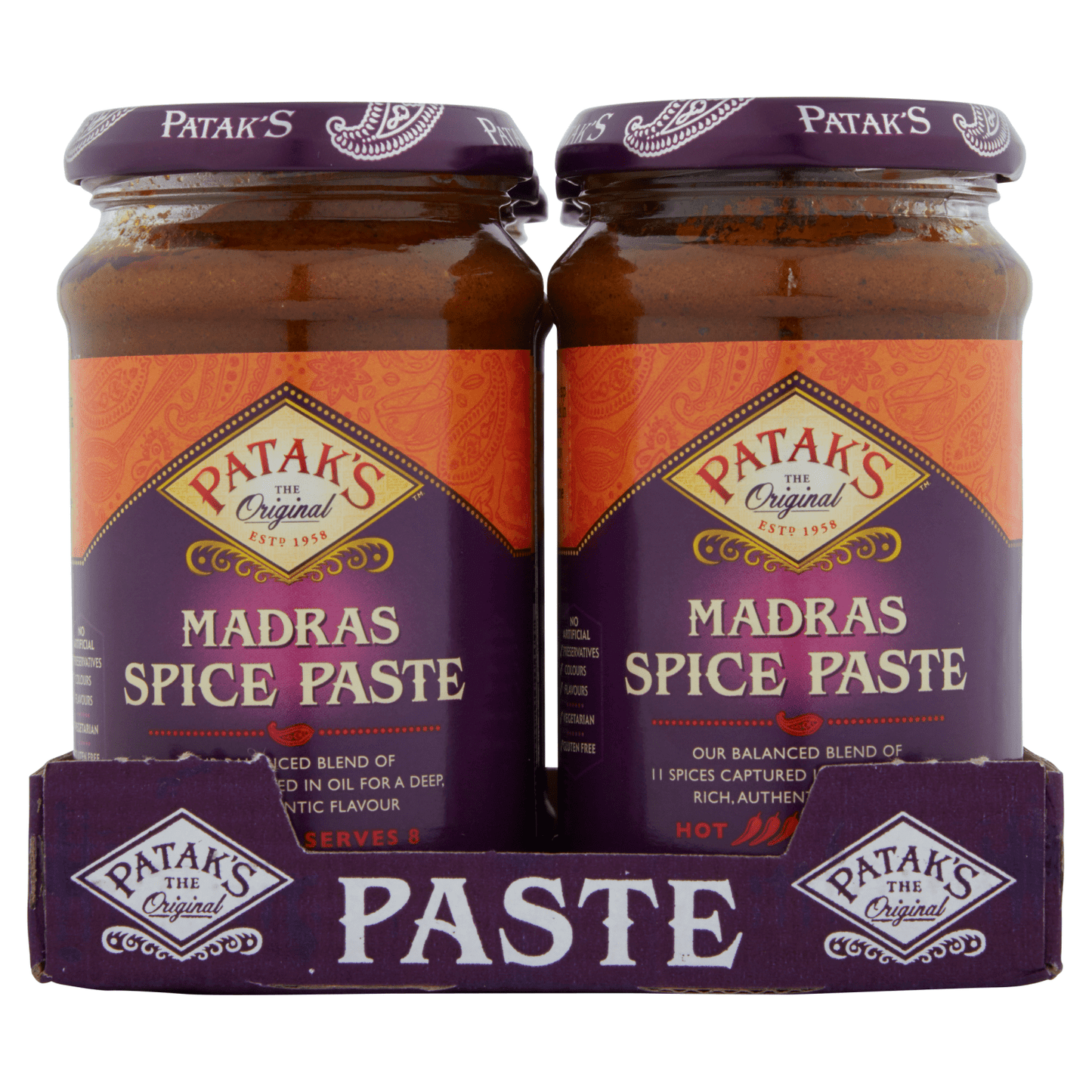 Patak's The Original Madras Spice Paste 283g - UK Food & Drink - 5011308002400