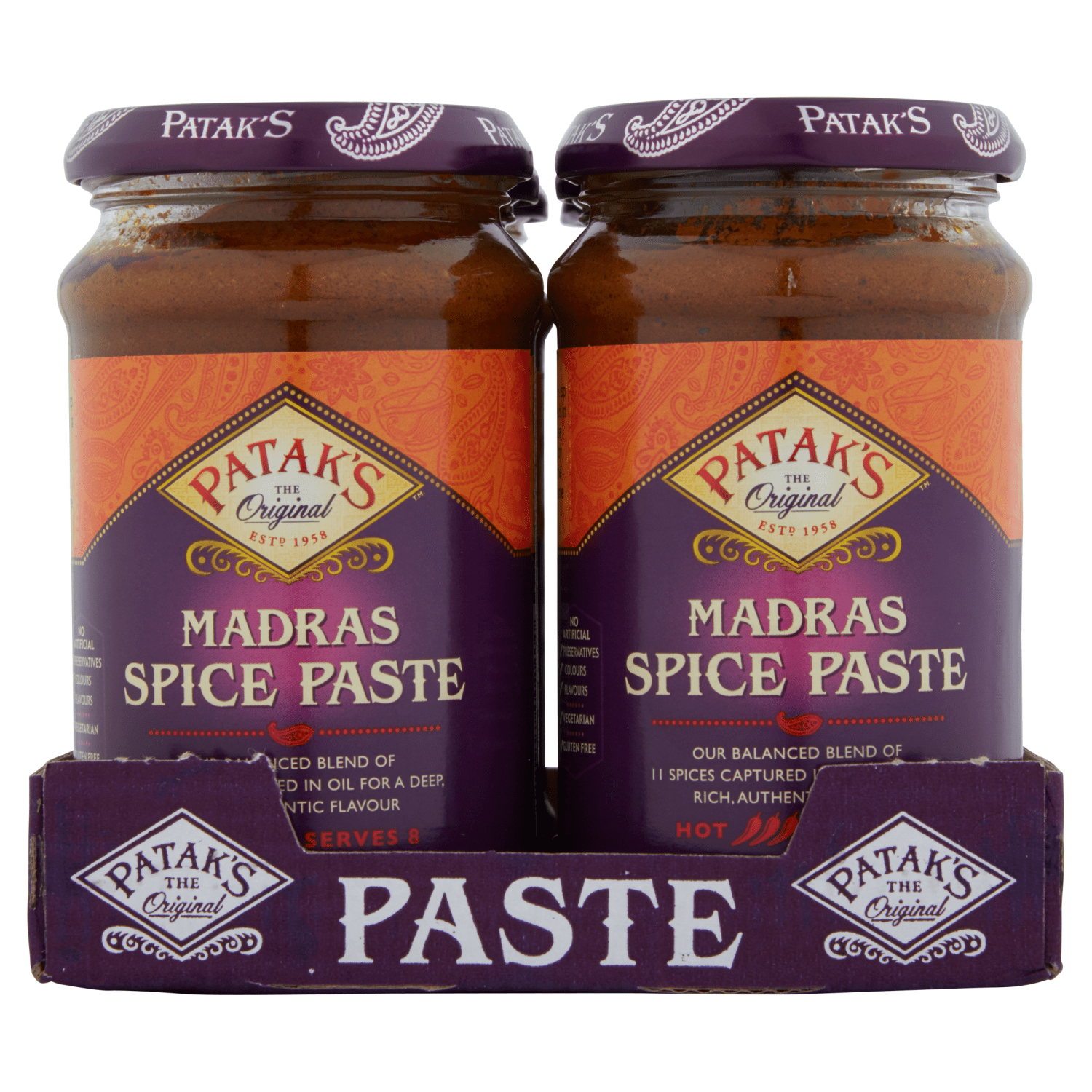 Patak's The Original Madras Spice Paste 283g - UK Food & Drink - 5011308002400