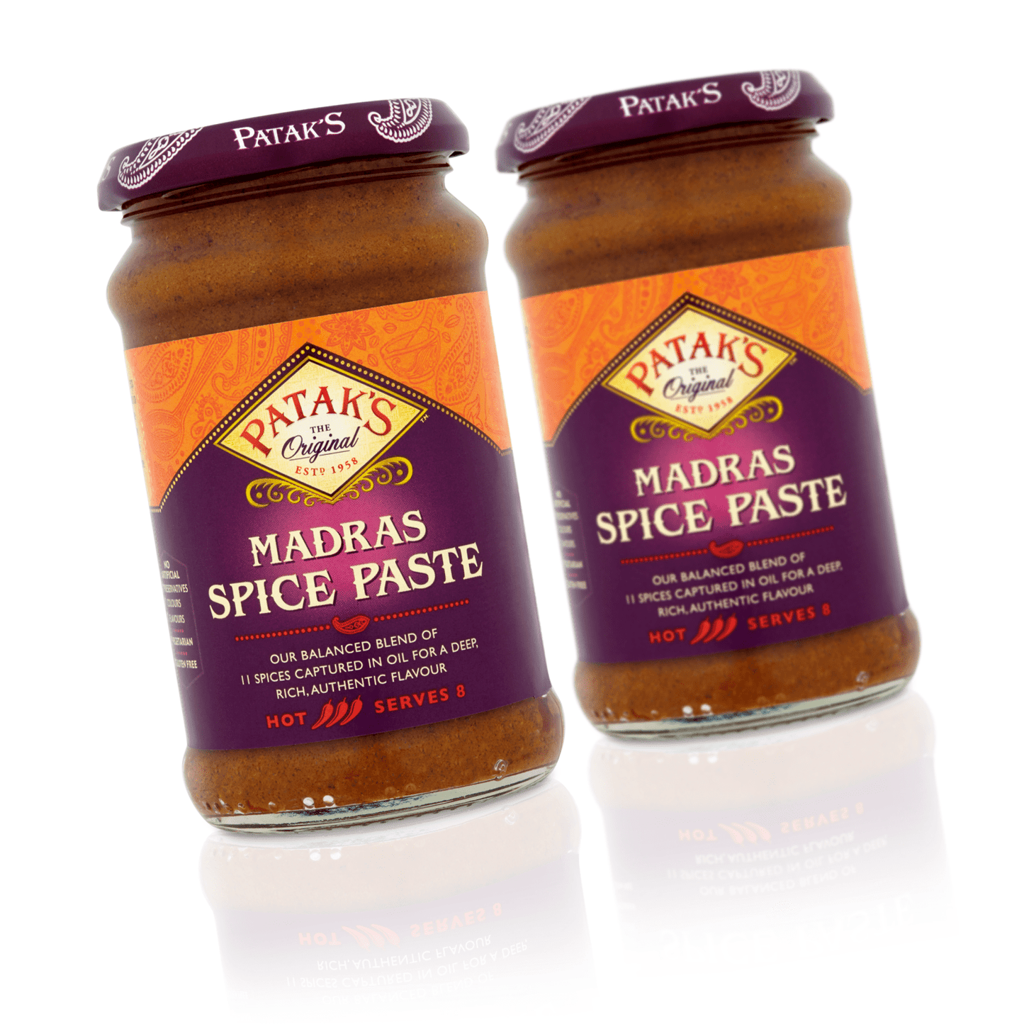 Patak's The Original Madras Spice Paste 283g - UK Food & Drink - 5011308002400