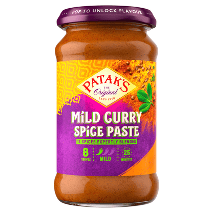 Patak's The Original Mild Curry Spice Paste 283g - UK Food & Drink - 5011308001601