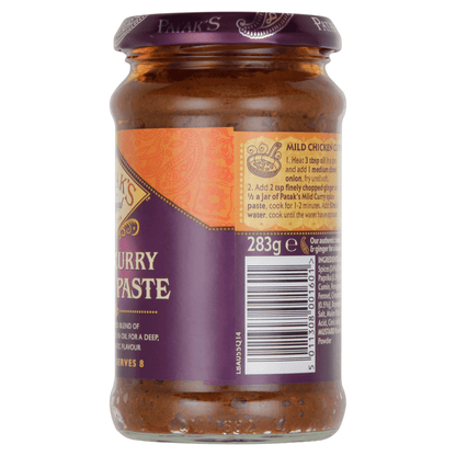 Patak's The Original Mild Curry Spice Paste 283g - UK Food & Drink - 5011308001601