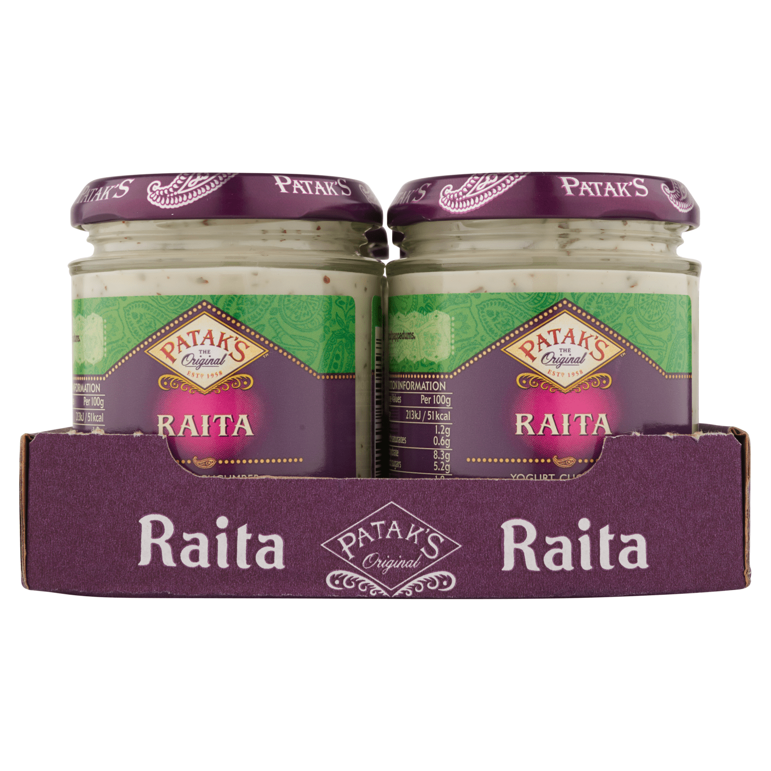Patak's the Original Raita 170g - UK Food & Drink - 5011308510257