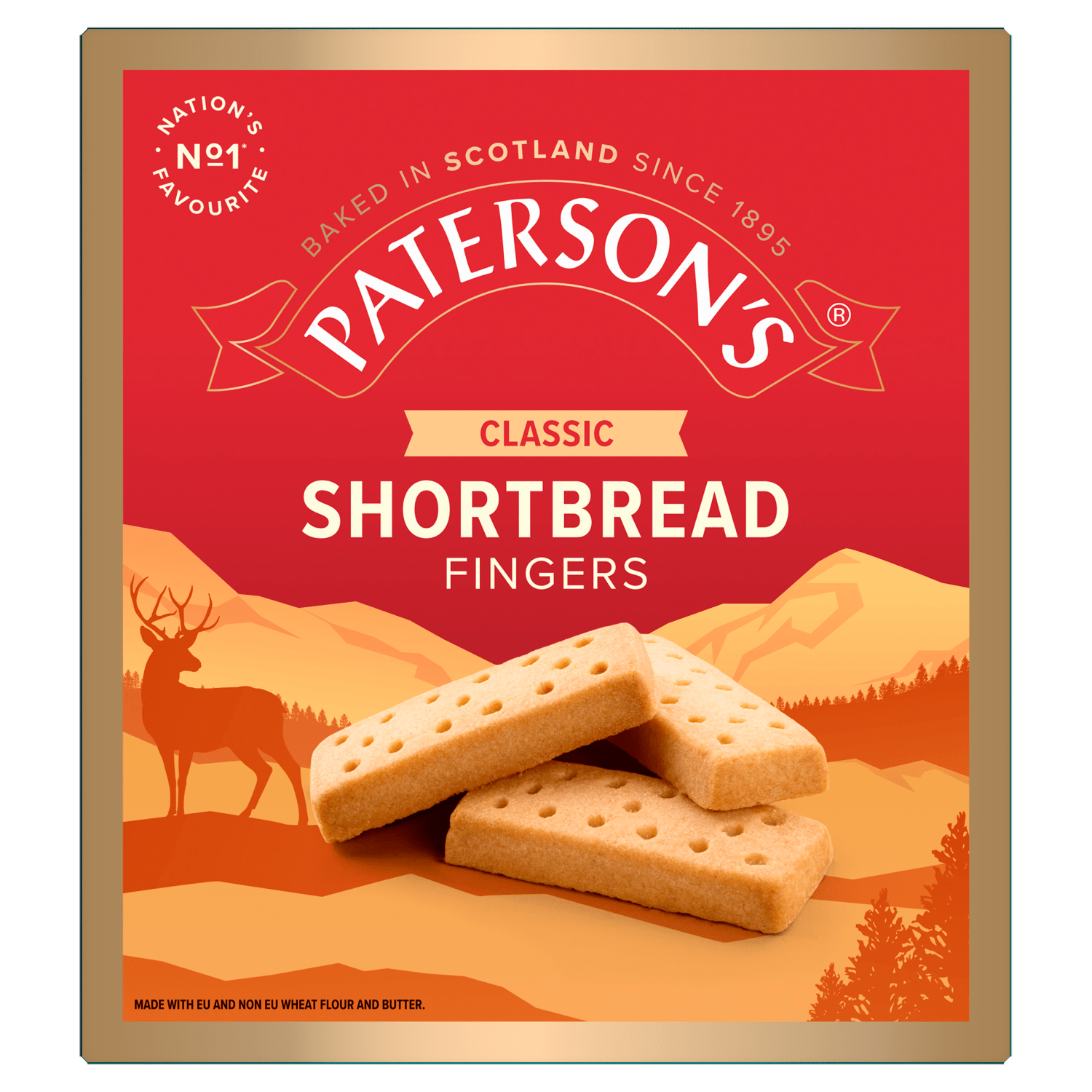 Paterson's Classic Shortbread Fingers 300g - UK Food & Drink - 72417196379
