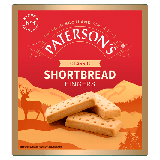 Paterson's Classic Shortbread Fingers 300g - UK Food & Drink - 72417196379