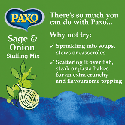 Paxo Sage & Onion Stuffing Mix 85g - UK Food & Drink - 5010024103910
