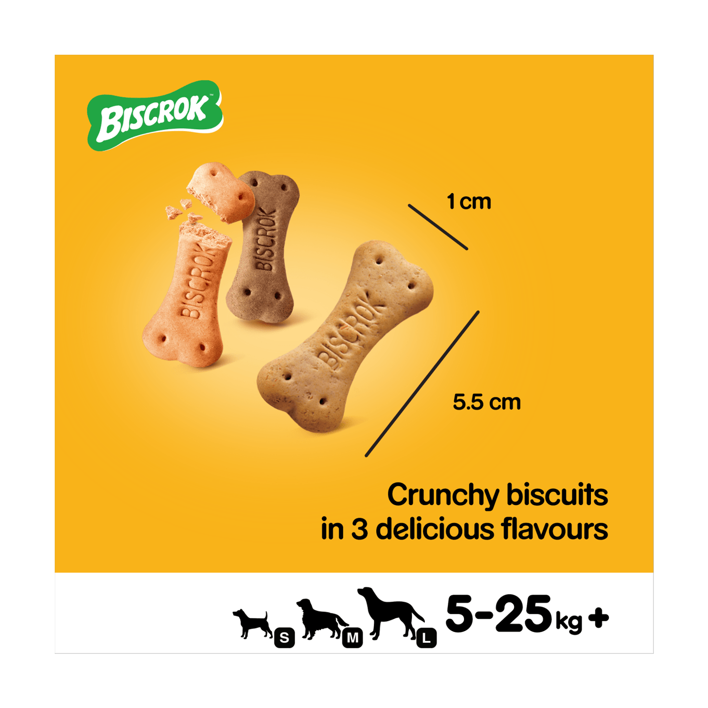 Pedigree Biscrok Gravy Bones Adult Dog Treats Original Biscuits 400g - UK Food & Drink - 5010394986052