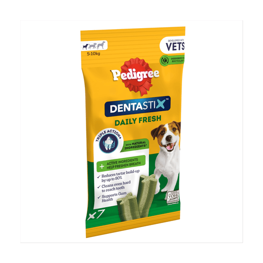 PEDIGREE¬® DENTASTIX¬™ Fresh Daily Dental Chews Small Dog Treat 7 Sticks - UK Food & Drink - 5010394001502