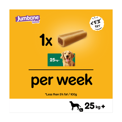 Pedigree Jumbone Maxi Adult Large Dog Treat Beef & Poultry 1 Chew 180g - UK Food & Drink - 5998749140727