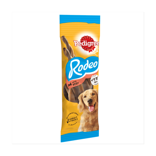Pedigree Rodeo Adult Dog Treats Beef 4 Sticks 70g - UK Food & Drink - 5010394998185