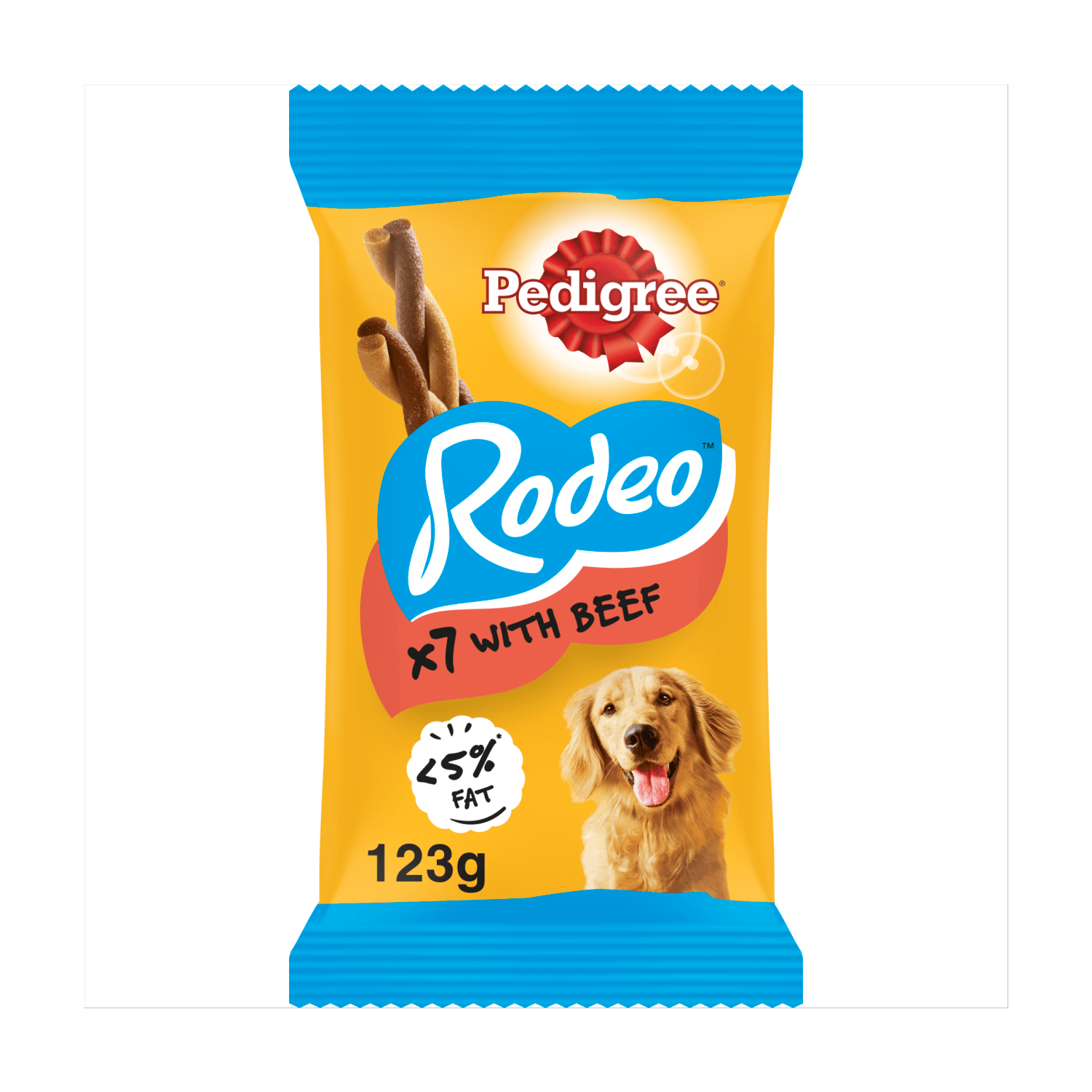 Pedigree Rodeo with Beef 123g - UK Food & Drink - 5010394003858