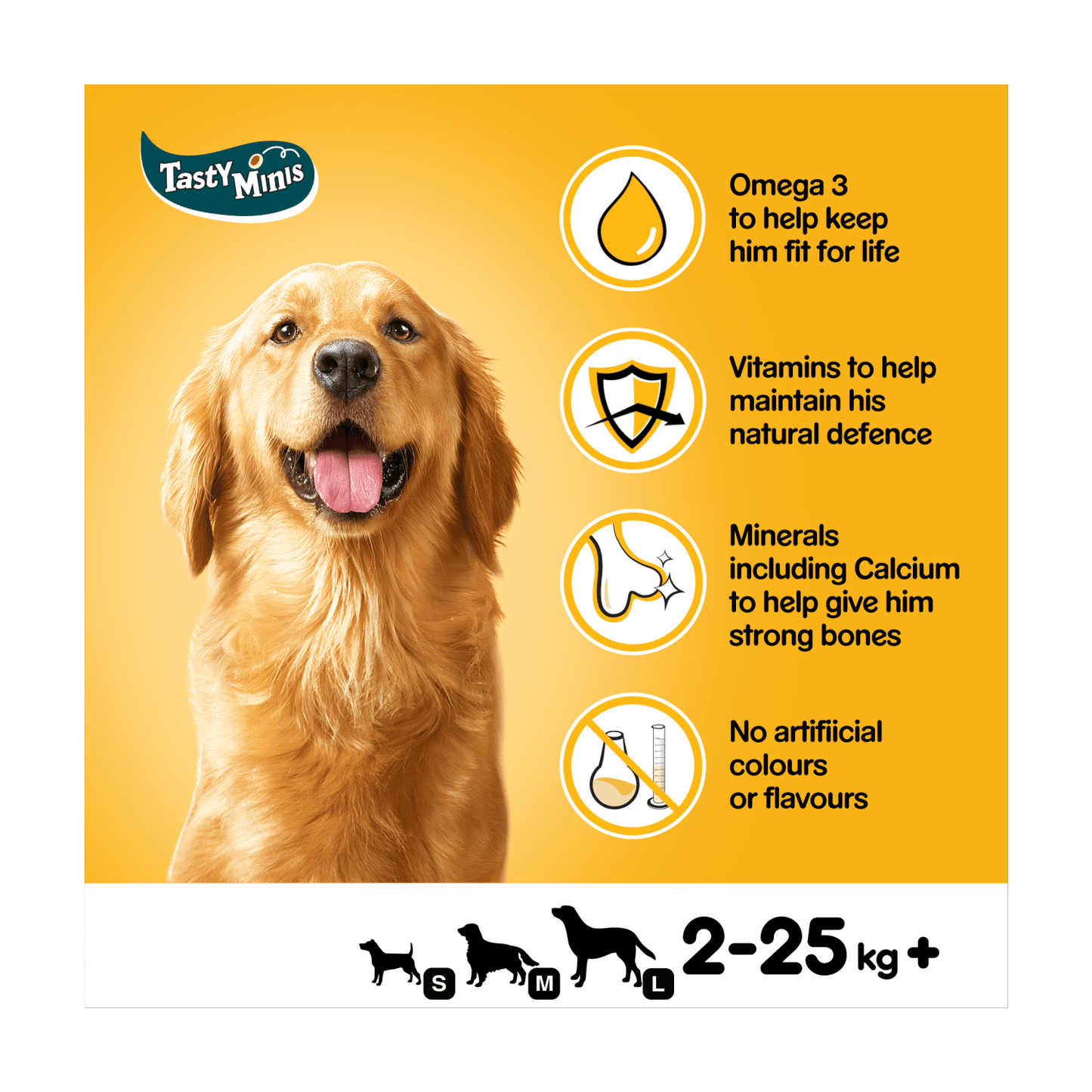 Pedigree Tasty Minis Adult Dog Treats Cheese & Beef Nibbles 140g - UK Food & Drink - 5998749125649