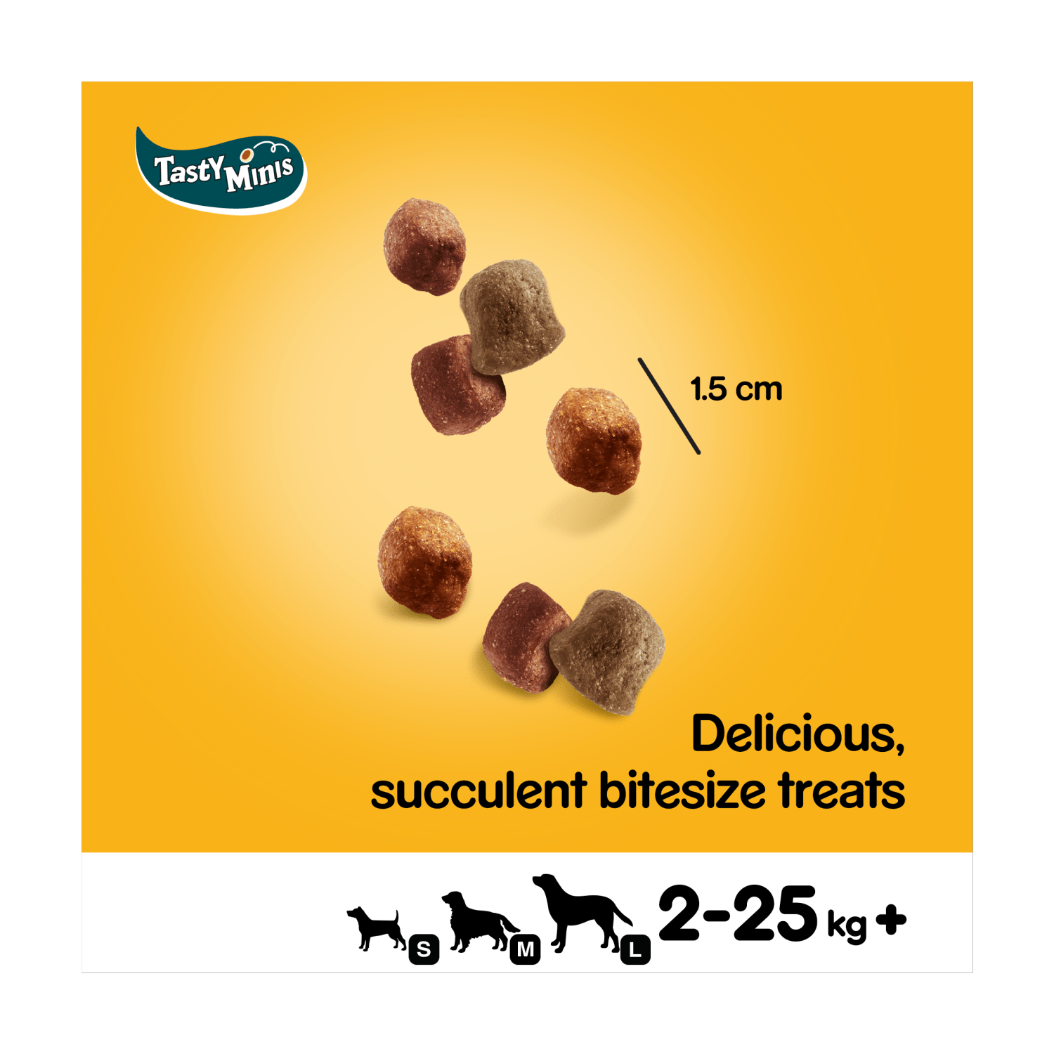 Pedigree Tasty Minis Adult Dog Treats Chicken & Duck Chewy Cubes 130g - UK Food & Drink - 5998749125564