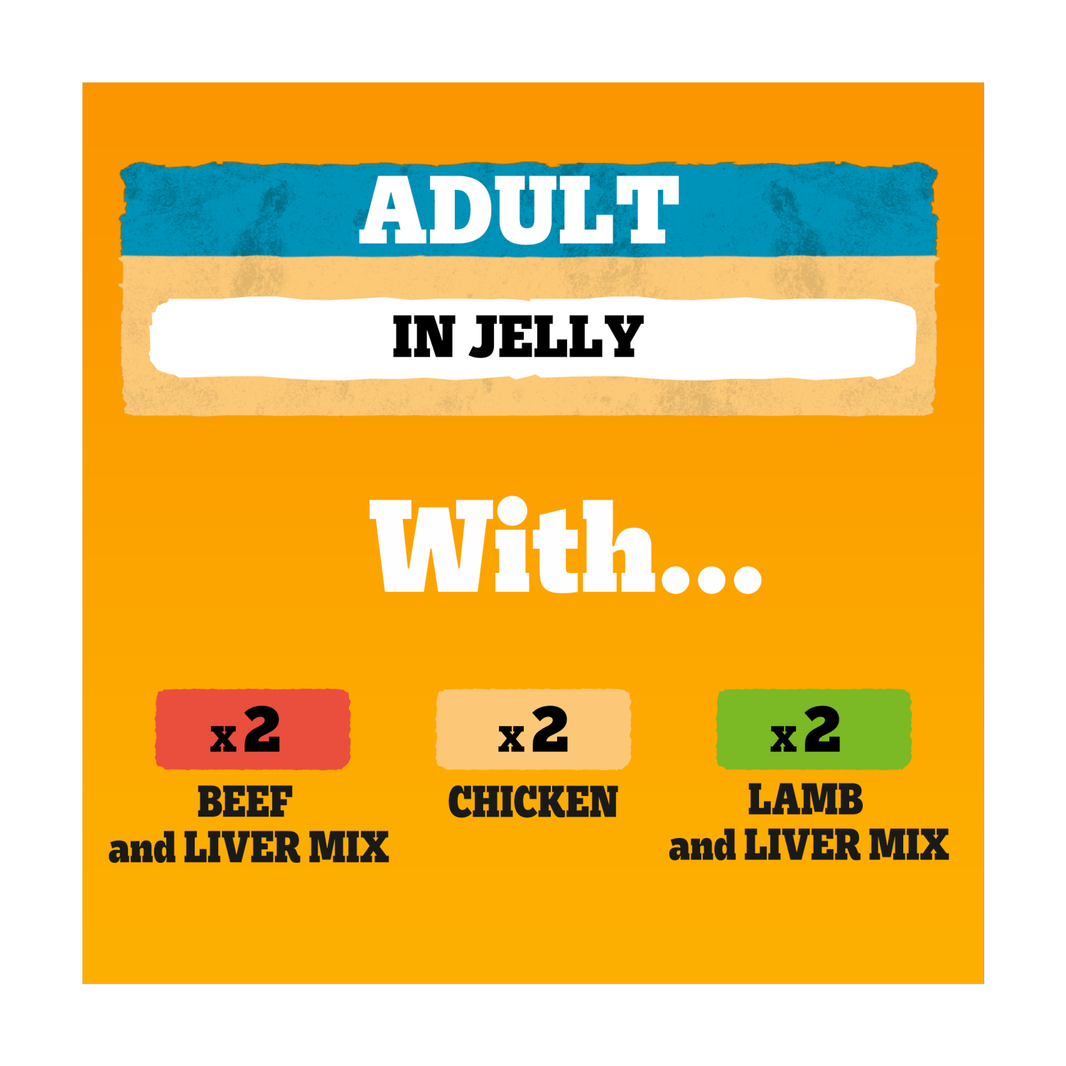 PEDIGREE¬Æ Adult Wet Dog Food Mixed Selection Chunks in Jelly 6 x 385g Can - UK Food & Drink - 5000166123747