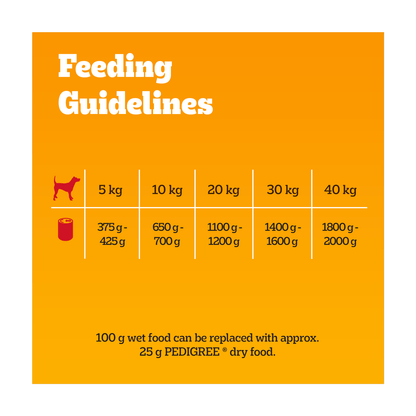 PEDIGREE¬Æ Adult Wet Dog Food Mixed Selection in Gravy 6 x 400g Can - UK Food & Drink - 5000166061643