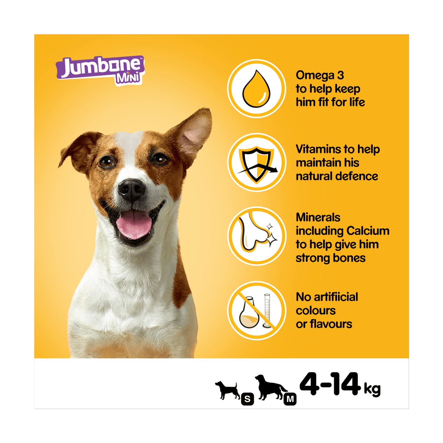 PEDIGREE¬Æ JUMBONE‚Ñ¢ Mini Adult Small Dog Treats Beef & Poultry 4 Chews 160g - UK Food & Drink - 5998749139547