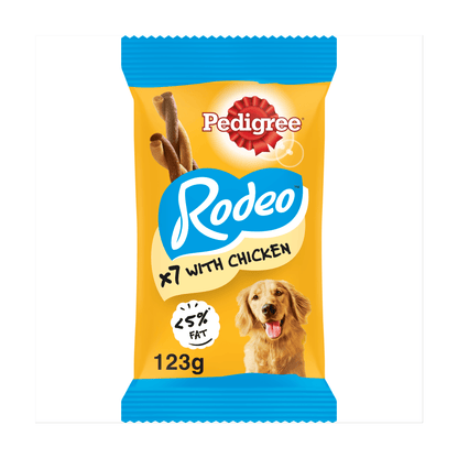 PEDIGREE¬Æ RODEO‚Ñ¢ Adult Dog Treats Chicken 7 Sticks 123g - UK Food & Drink - 5010394003834